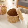 Woven Wheat Straw Storage Basket Set Wedding Favors Baby Shower Home Organization