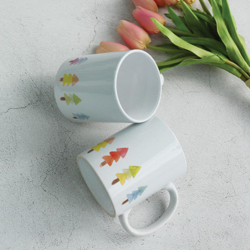cb651-Design Mug 2p-Colorful Tree