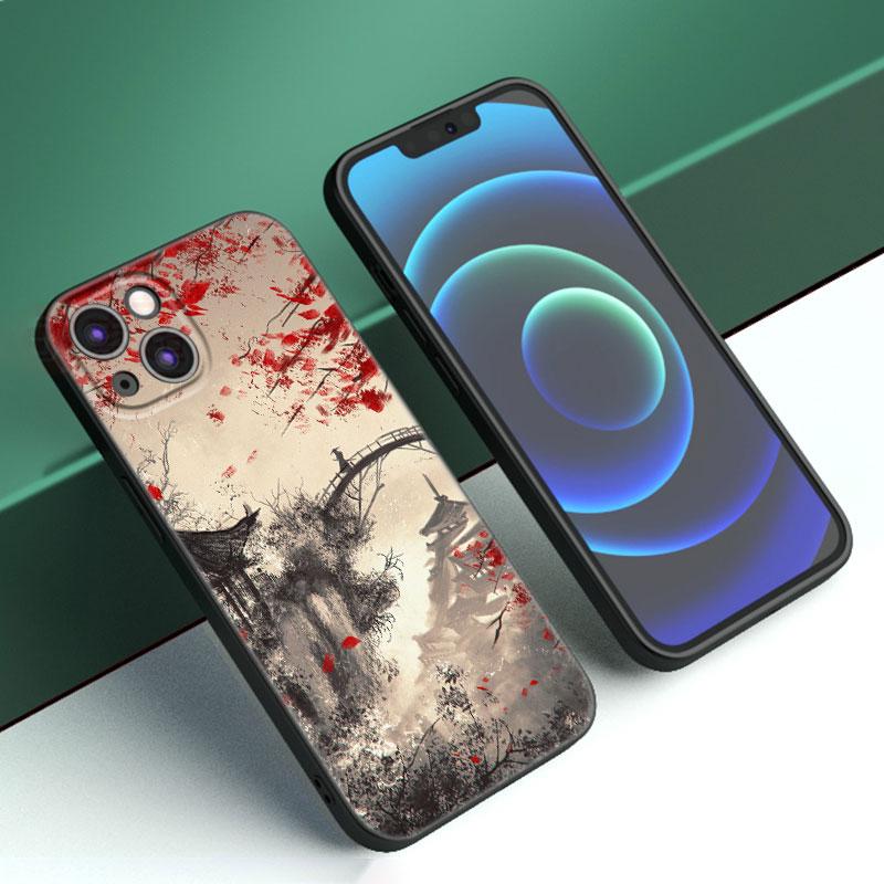Japanese Style Art Phone Case For iPhone Samsung Galaxy Redmi Xiaomi Oppo OnePlus Note S A 7 8 9 10 11 12 13 14 20 21 22 23 53 54 Pro Max Plus Ultra