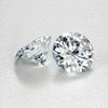 SI Round Cut  HPHT/ CVD 2 MM Size   2 Stones , Lab Grown Diamonds DEF