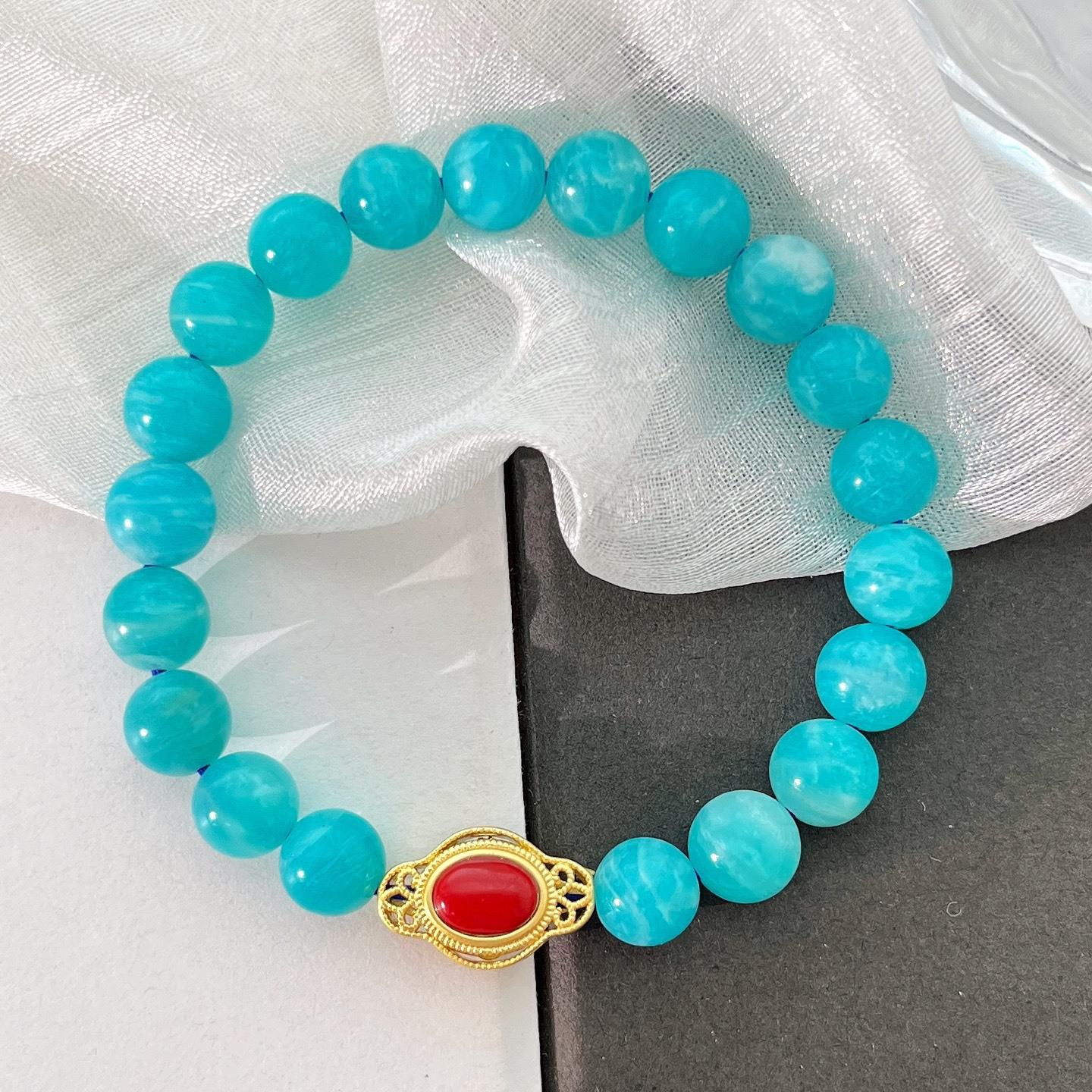 8Mm Natural Design Tianhe Stone Bracelet Bracelet.