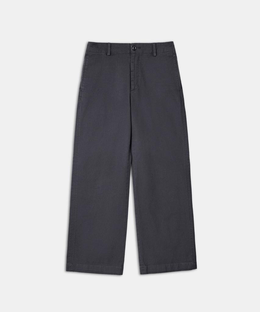 LABELARCHIVE W Marvin Twill Cotton Chino Pants Coal