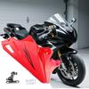 Motorcycle Chin Spoiler Engine Protection Cover Under Cowl Lowered Shrouds For Weather Protection Aesthetic Daily Commuting Long