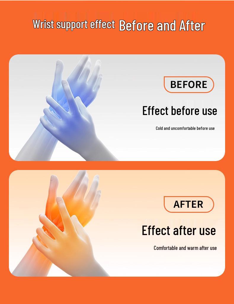 Red Light Wrist & Ankle Massager with Electric Heating and Vibration Therapy