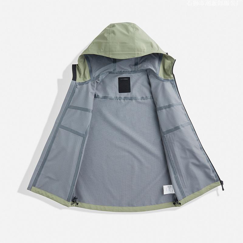 Jacket Men's and Women's Hard Shell Single-layer Spring and Autumn Windproof Outdoor Mountaineering Suit