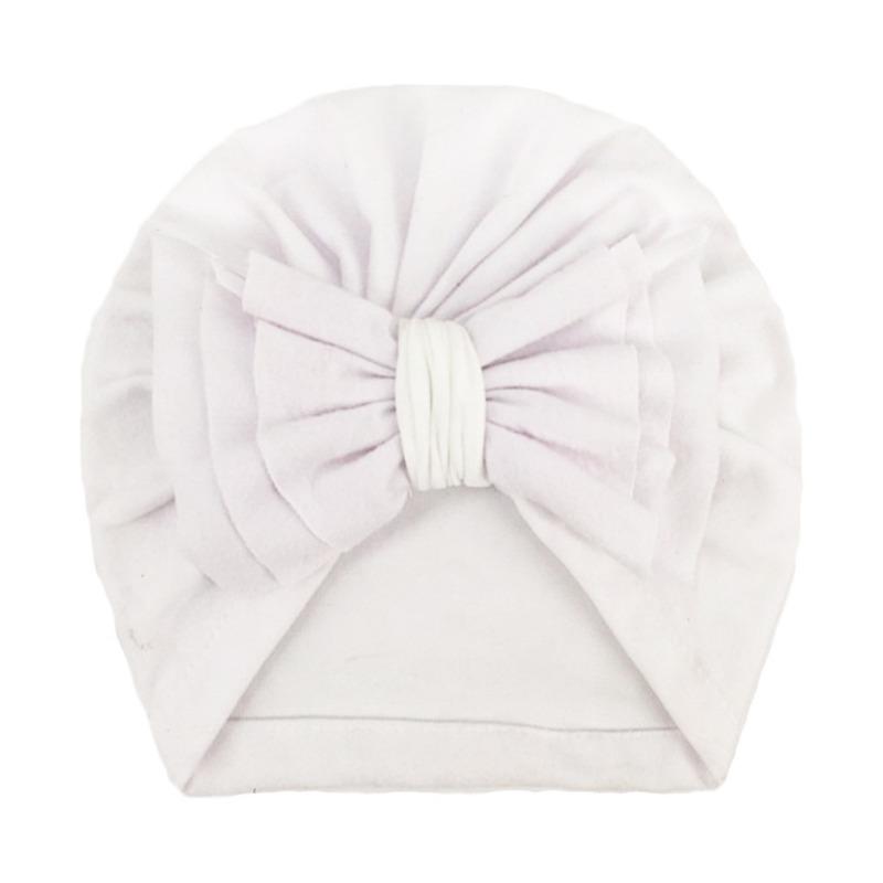 New baby products, baby bow headscarf hat, children's autumn and winter warm hat, girls' hat