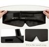 Silk Sleep Mask Full Eye Coverage Adjustable Breathable Skin-Friendly Light Blocking For Restful Sleep Comfort