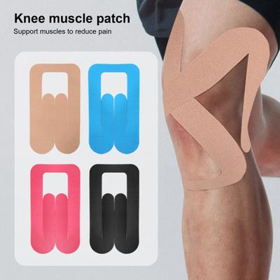 2 Pcs Kinesiology Tape for Knee Pre Cut Adhesive Sports Tape Gym Fitness Kinesiology Athletic