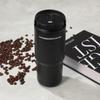 Shangqi 316 Stainless Steel Dual-Use Insulated Coffee Tumbler with Straw - Black 750ML (2-Pack)