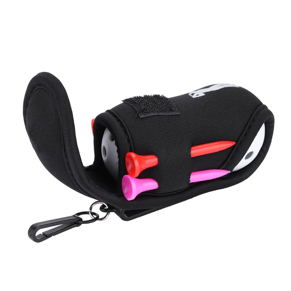 

CAITON Portable Golf Ball Bag Tool Holder Golfer Mini Waist Pouch with Tees Hollow Balls