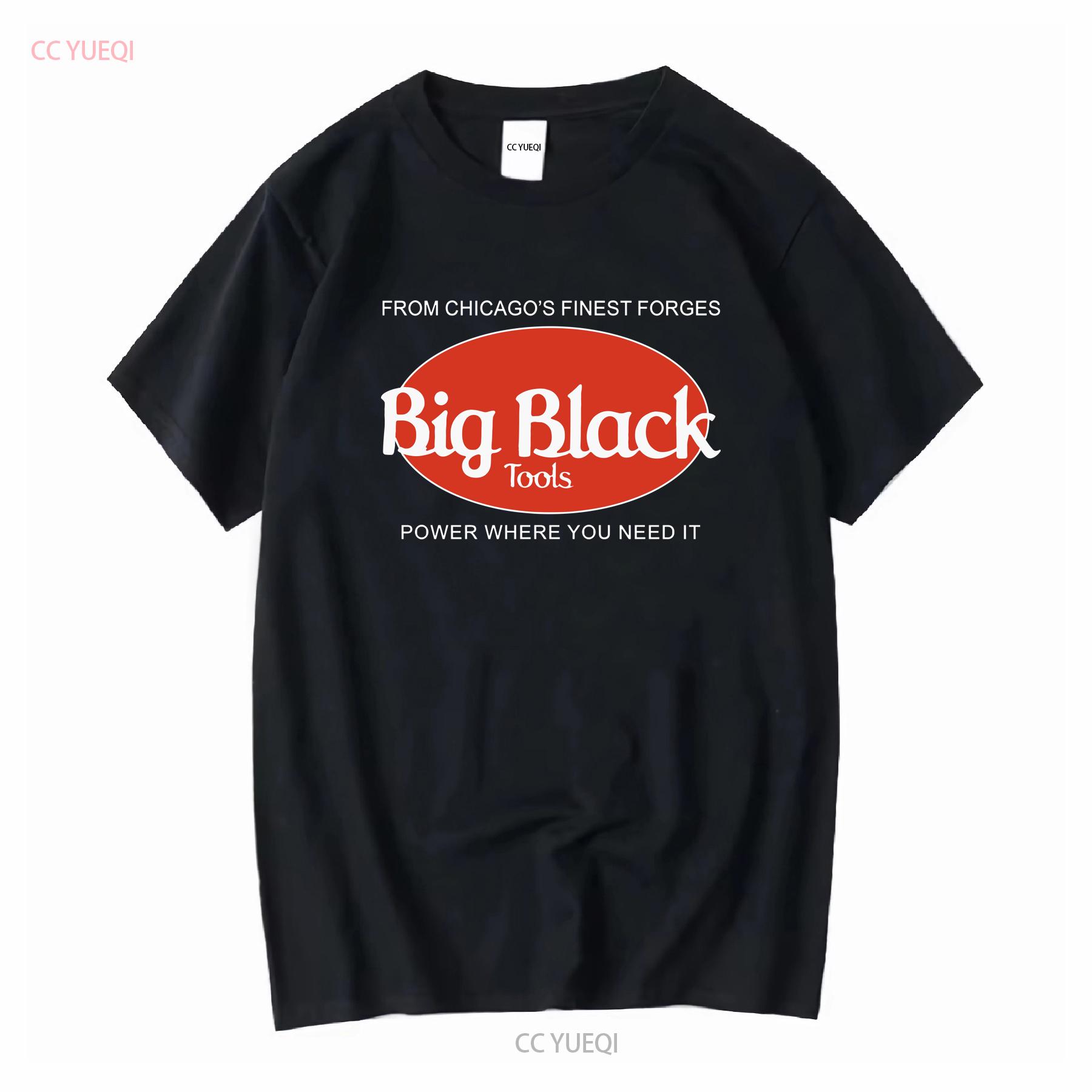 

Reprinted 90s BIG BLACK TOOLS T SHIRT rock band long or short sleeves vintage Washed Breathable fashion homme 4XL