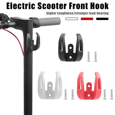 Front Hook Helmet Dual Claw Bags Grip for Xiaomi M365/1S/Pro/Pro 2 Electric Scooter KickScooter Grip Handle Hook with Screws