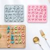 Silikonform in Buchstabenform Fondant Schokoladenform DIY Kuchen Dessertform Zuhause Küche Backen DIY Zubehör