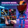 Mini Moto Helmet Heroes Transforming Ornaments with Hidden Racers Inside, Motorcycle Helmet Action Figure with 360-Degree Articulated Joints