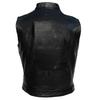 Chinese Size Motorcycle Vest Men Leather Sleeveless Jacket Real Cowhide Leather Club Riding Biker Vests M008