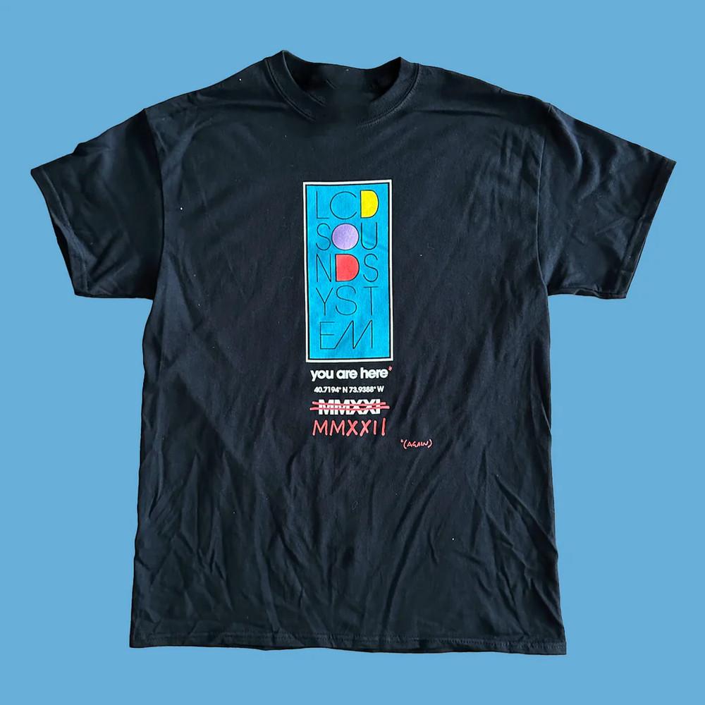 LCD Soundsystem Gift For Fans Black T-Shirt Cotton All Size JH398 Unisex T-Shirt XXXL