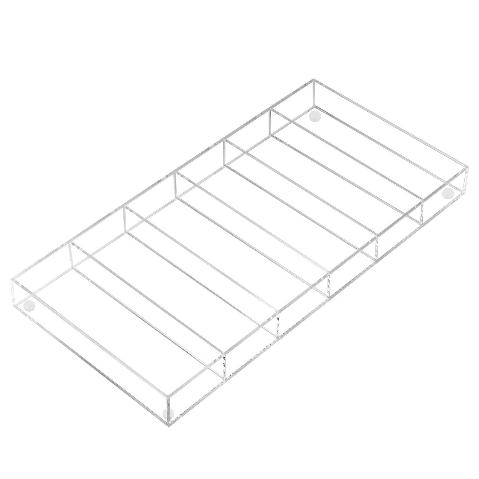 

Акриловый ящик для хранения очков, 6 слотов, прозрачный органайзер для очков, многоцелевой футляр для хранения очков, многоразовые очки чистый