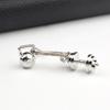 Cross-Border Fitness Gift: Dumbbell Keychain Pendant for Couples