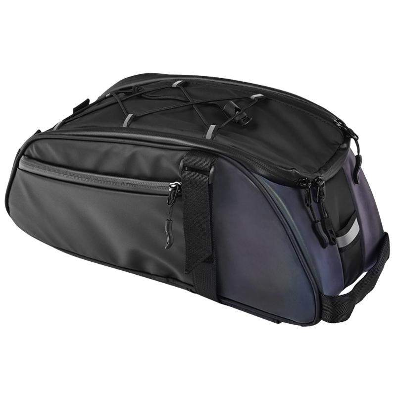 Convenient Bike Rack Bag Rear Seats Bags with Eye Catching Reflective Designs for Nighttime Visibility  Large Capacity 1