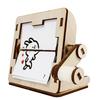 Hand Crank Animation Kit Toddlers Boys Girls Wooden Handmade Animation Machine Educational STEM Science Toy