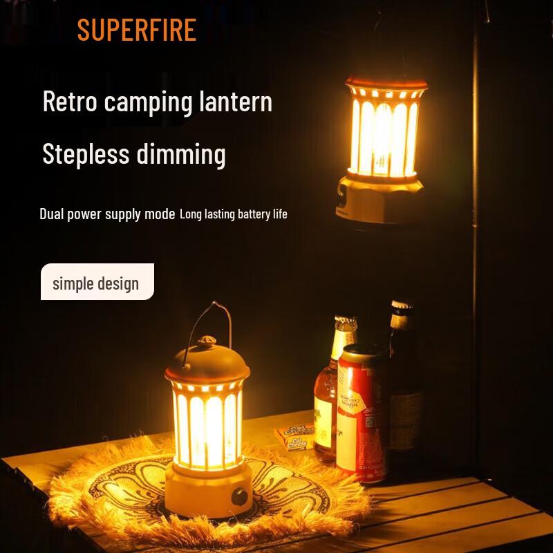 SupFire T65 Rechargeable LED Camping Lantern