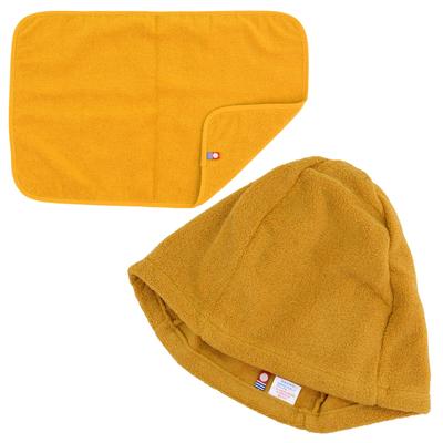 Sauna Hat Imabari Towel Sauna Mat Same Color Set Sauna Sauna Cap Towel Fabric Washable L Pile Mustard Men's Women's