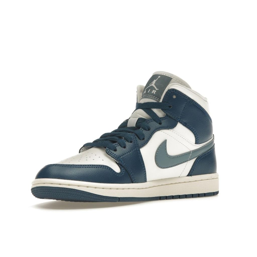Air Jordan 1 Mid Sky J French Blue Women Sneakers Sail Ozone-Blue BQ6472-414