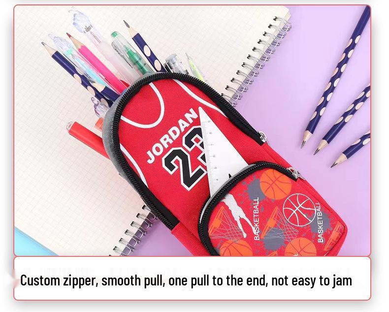 Student Pencil Case with High Capacity for Pencils, Fountain Pens, and Gel Pens