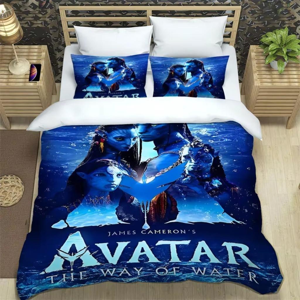 Movie Avatar Duvet Cover The Way of Water Bedding Sets Supplies Set Duvet Cover Bed Comforter Set