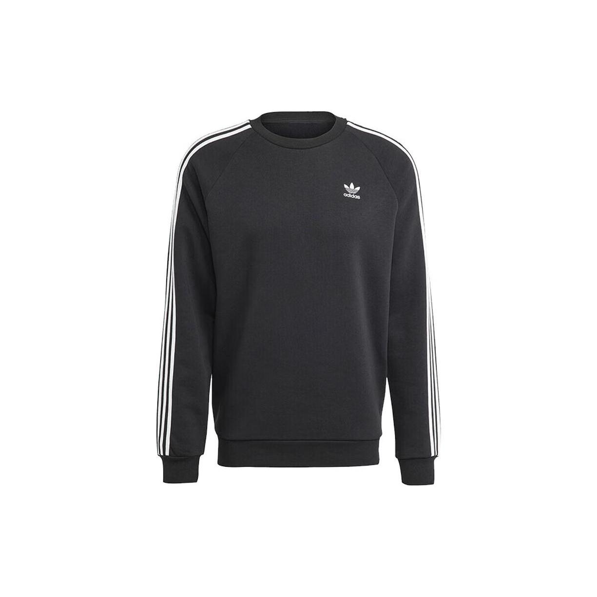 adidas originals Adicolor Classics 3-Stripes Crew Sweatshirt Black Men s IA4861 S