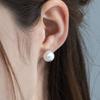 BEFORE MOONRISE [Silver 925] Textured Balloon Earrings SE202