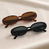 Vintage Oval  Sunglasses Women Luxury Brand Designer Small Oval Sun Glasses Retro Black Red Glasses Ladies Goggle