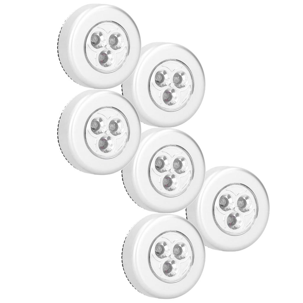 6PCS Cabinet Door Touch Control Light LED Hydraulic Hinge Closet Lights for Indoor Outdoor Furniture