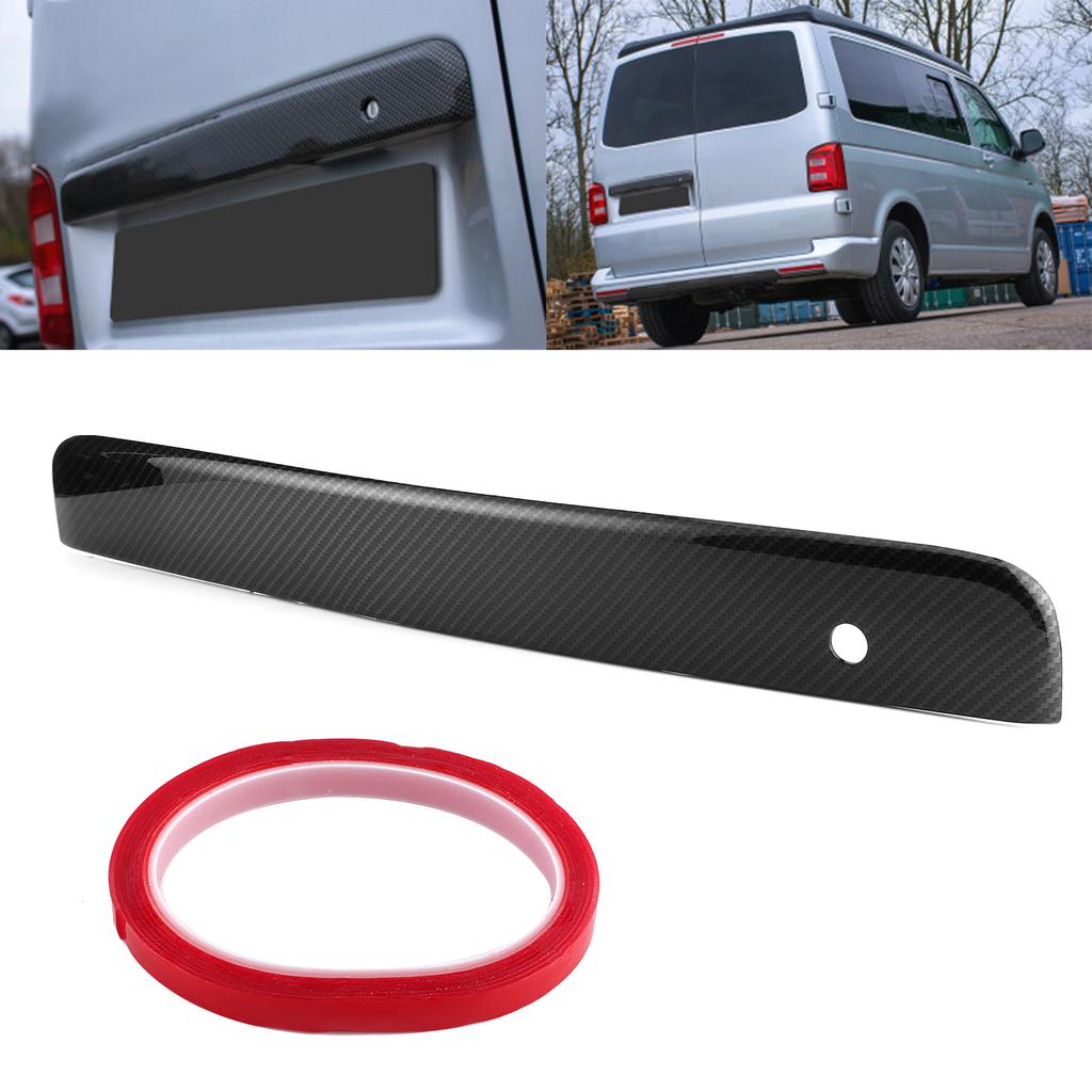 Rear Door Handle Cover Tailgate Grab Carbon Fibre Style Decor Fit for Transporter Caravelle T5.1 T6 & T6.1