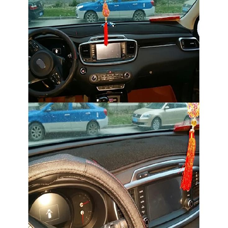 For Kia Sorento III SXL EX UM Mk3 2015- Dashmat Dashboard Cover Trument Panel Pad Dash Mat Anti-Dirt Proof Ornaments