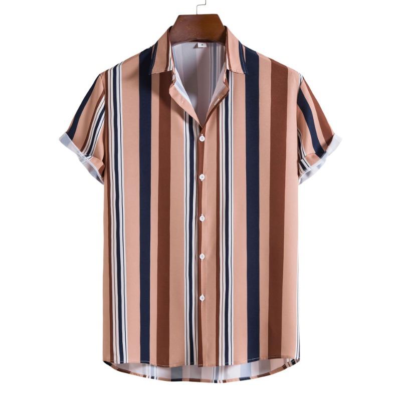 Men's Cable Knit Collar Shirt