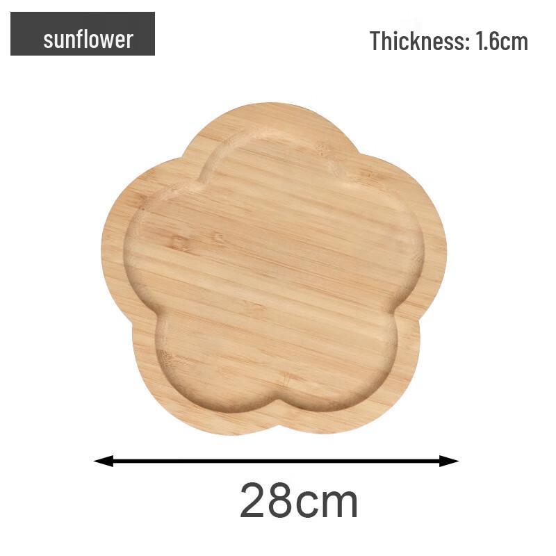 

ZISIZ Bamboo Wood Serving Tray