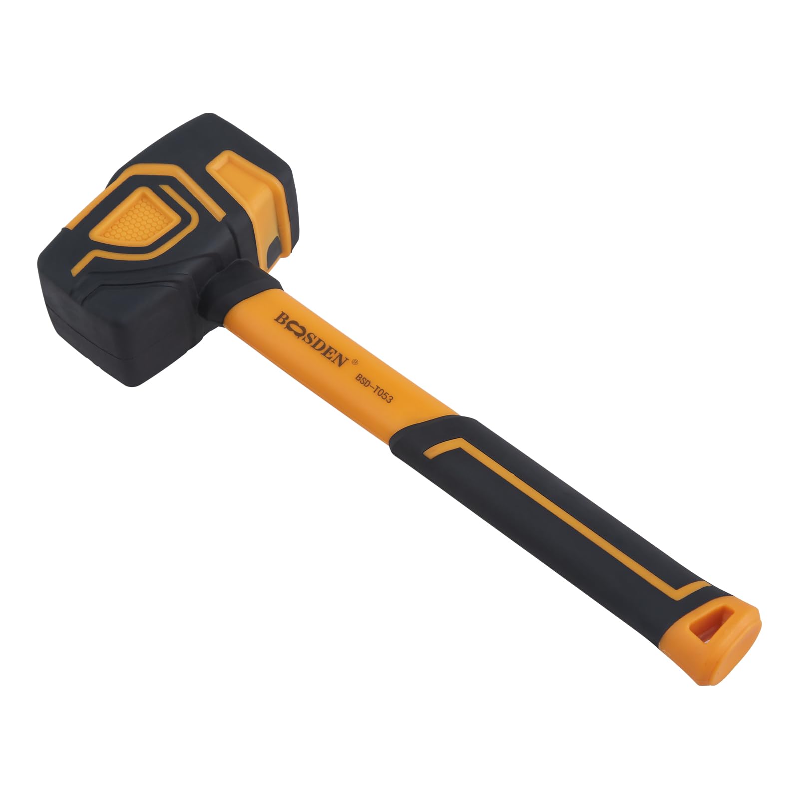 

BOOSDEN Shockless Rubber Hammer, Large Hammer with Rubber Mallet, Non-Slip Handle, Shock Absorbing, for Woodworking, 560g