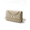 New Leather Niche Retro High-end Diamond Chain Underarm Bag Shoulder Messenger Bag Bag