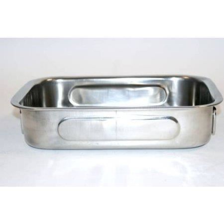 Plat Pour Four - Crealys - 27 X 20 X 6 Cm - Inox - Passe Au Lave-vaisselle