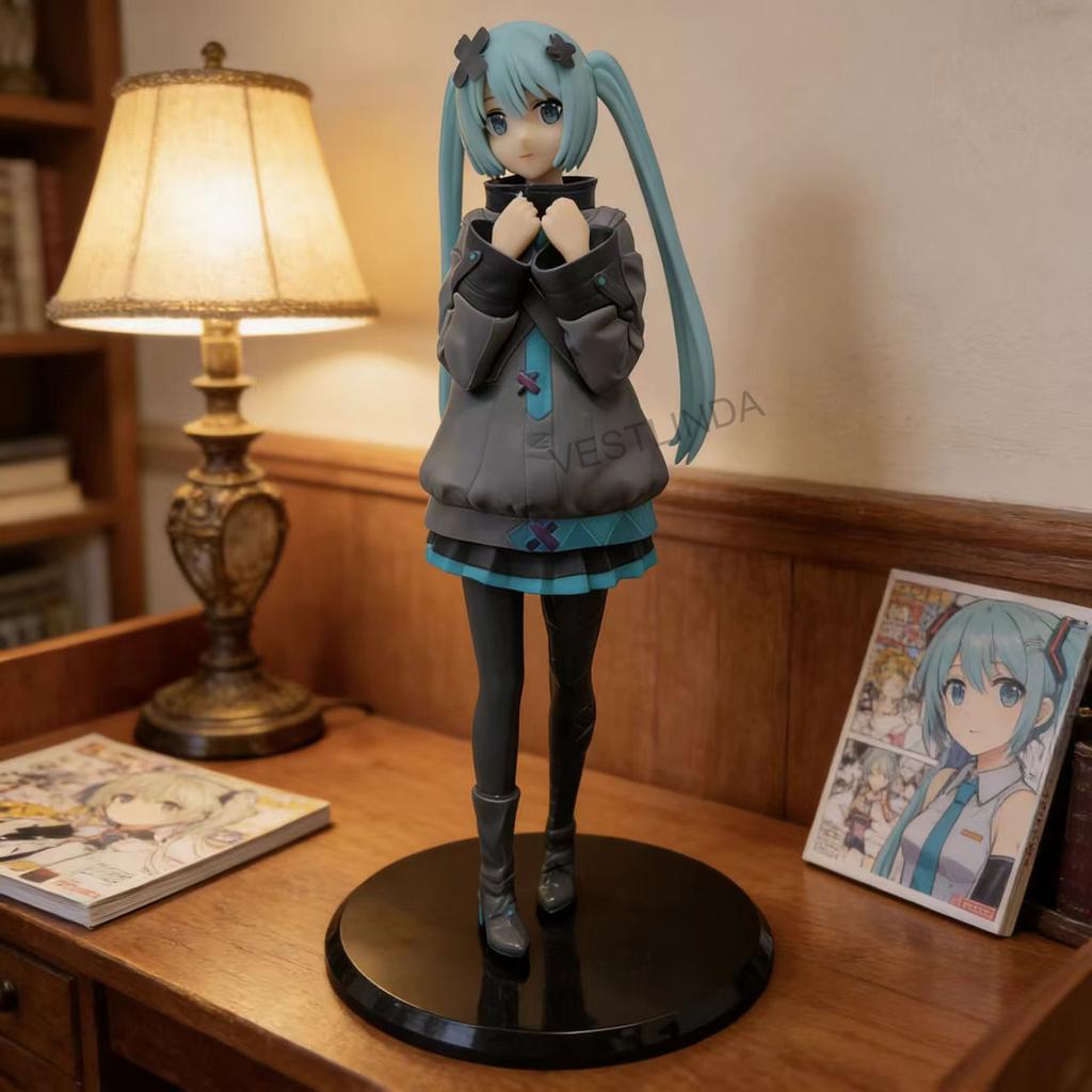 Hatsune Miku Model 21CM Toy Closed Window World Animation Surrounding Decoration Doll Toys Otaku Model Collection Christmas Gift