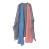 2024 Plus Size Women's Color Block Tassel Cardigan Trench Coat – Dubai & Middle East Style