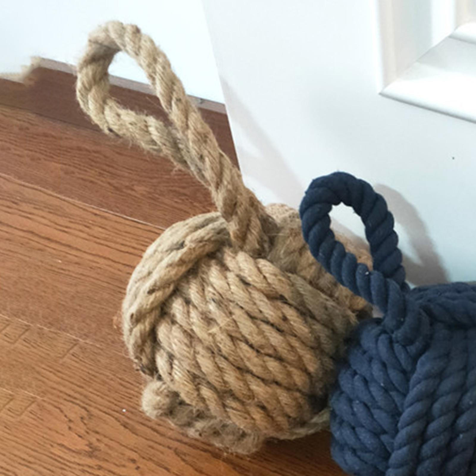 

Дверной стопор, веревочный узел, настенный протектор, морской дверной стопор для спальни, офиса