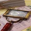 Nautical Brass Red Handled Magnifying Glass Reading Magnifier