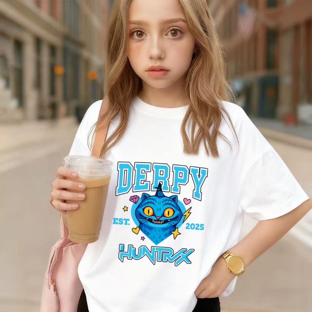 Children's T-shirts, Crew Neck Solid Color T-shirts, Short-sleeved T-shirts