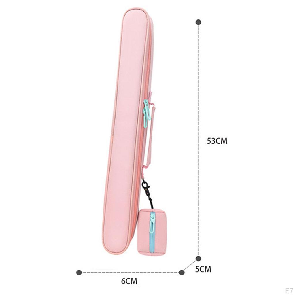 Flute Carrying Case Bamboo Storage Bag Multifunctional Accessories with Zipper Gift Handbag