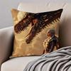 Fashion GGame Of Thrones TV icons Cushion Cover Pillowcase Antidustmite Invisible Zipper Short Plush Sofa Cushion