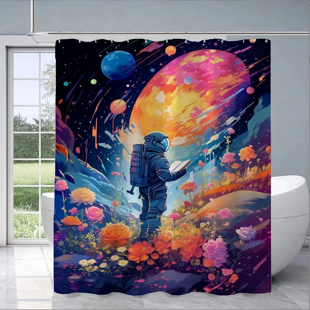 CSMY Temă Astronaut Cortine de duș Cortină de duș