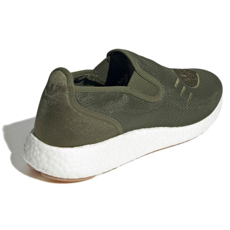 Мужские кроссовки Human Made x adidas Pure Slip-On Wild Pine Зеленый Основной черный — фото 4