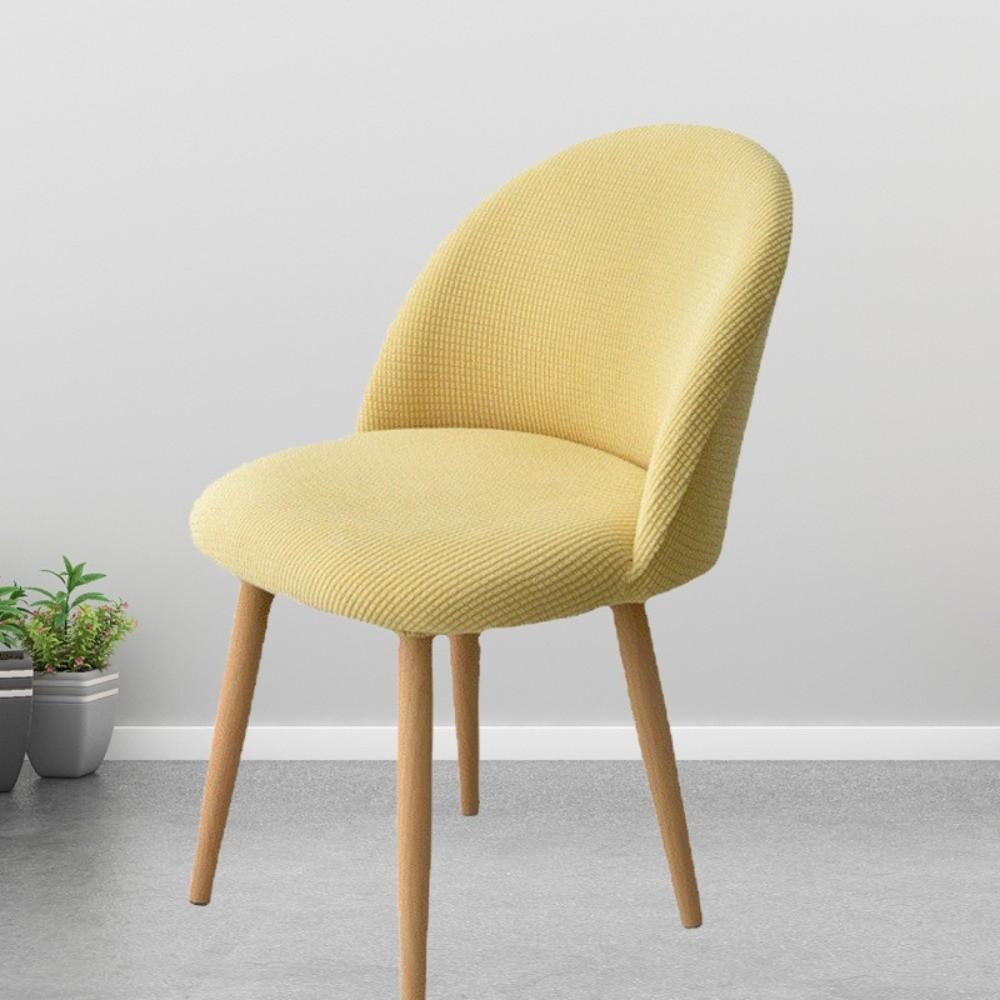 Anti-slip Low Back Duckbill Dining Chair Cover Backrest Protector  for Home Hotel Decoration